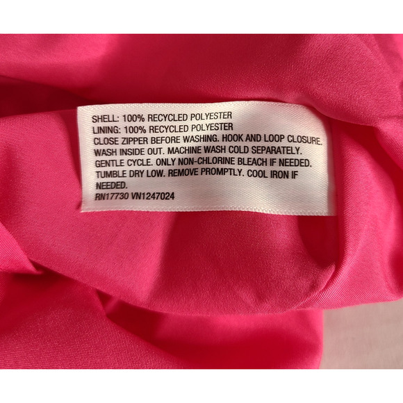 Kate Spade Target Pink Red Floral Peplum Midi Dress 12 Sleeveless V Neck Pockets - Picture 12 of 15